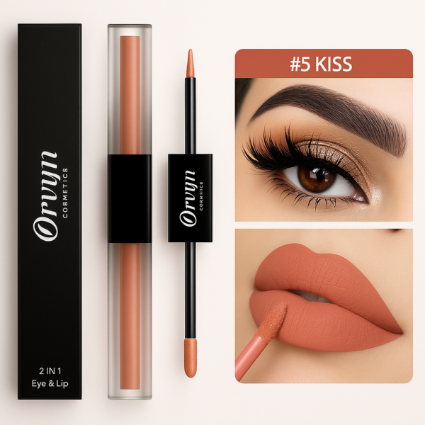 Orvyn  2 in 1 Matte Liquid Lipgloss & Eyeshadow