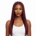 Wine Divine 18" Straight Closure Wig