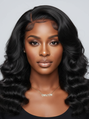 ORVYN 250% Density C Part Glueless LayerCut Wig With Baby Hair – 9x6 M-Cap Body Wave 20"