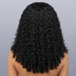 Orvyn Burmese Curl Closure Wig